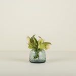 Dapple Tealight Holder, Water Blue