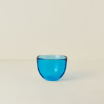 Large Aqua Blue Glass Bowl