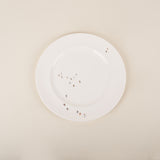 Dede Johnston Skier Round Cake Plate