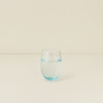 Small Curved Tumbler, Aquamarine