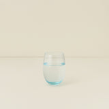 Small Curved Tumbler, Aquamarine