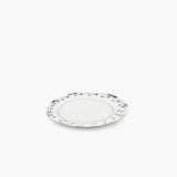 Midnight Flowers  Small Plate 7.8", Anemone Milk