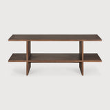 Kabuki Side Table, Varnished Teak