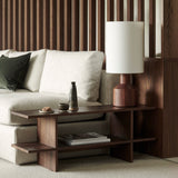 Kabuki Side Table, Varnished Teak