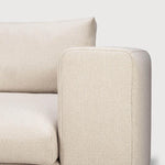 Mellow Sofa, Off White Eco Fabric, 2.5 Seater