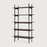 Pi Rack, Varnished Mahogany, Dark Brown