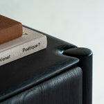 Pi Sideboard, Varnished Teak, Dark Brown, 4 Doors