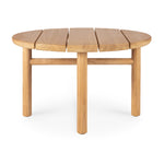 Quatro Outdoor Side Table, Teak