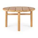 Quatro Outdoor Side Table, Teak