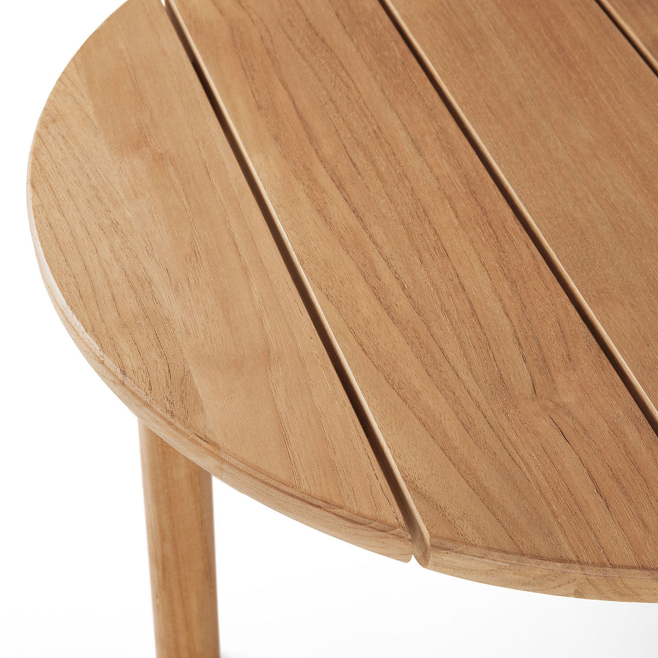 Quatro Outdoor Side Table, Teak