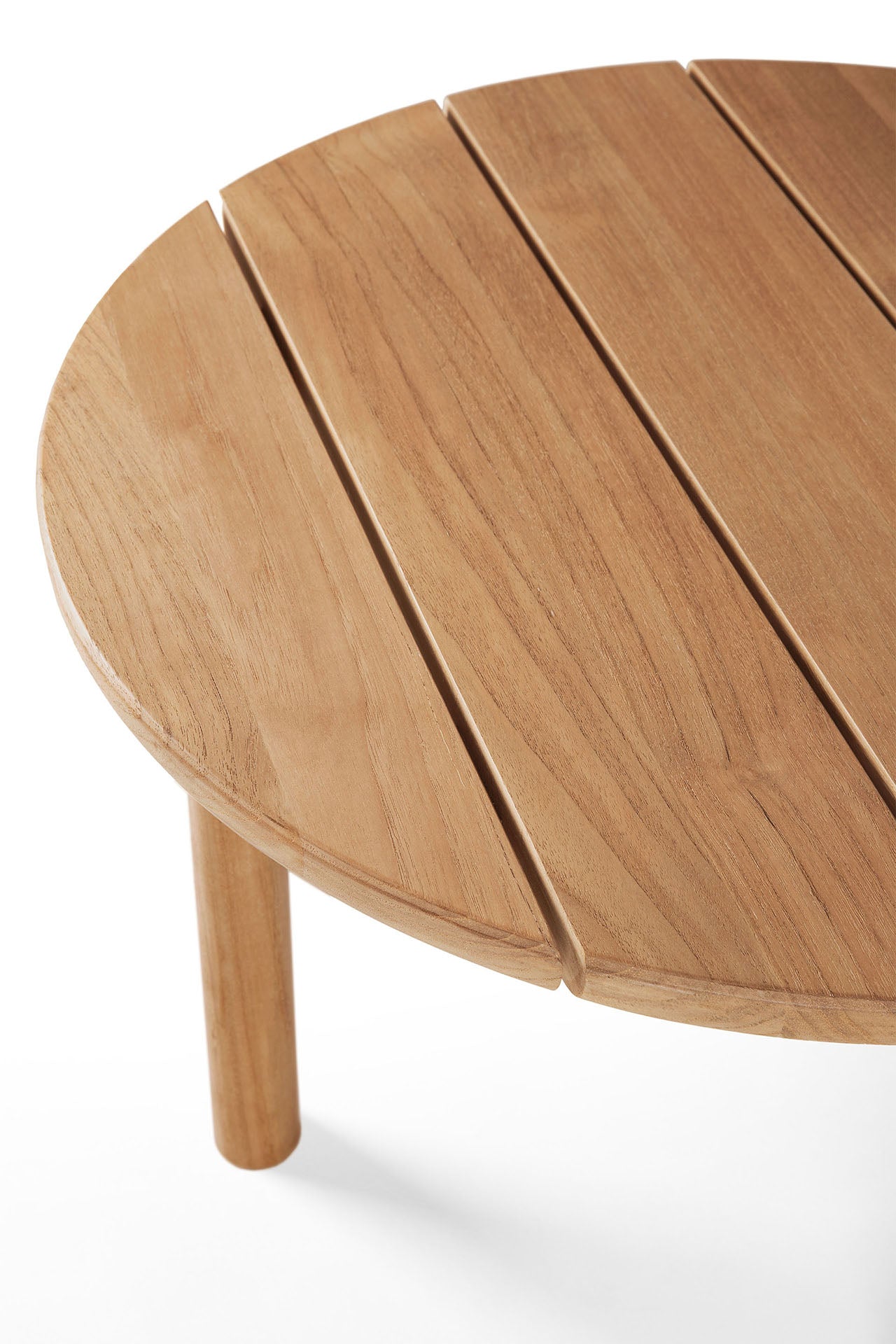 Quatro Outdoor Side Table, Teak