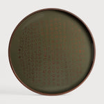 Small Second Nature Glass Tray, Moss