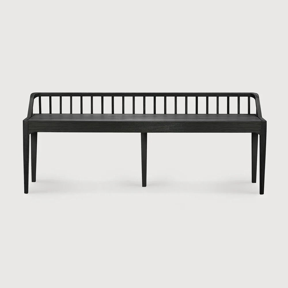 Spindle Bench, Black Oak