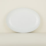 Extra Large Pearl White Oval Platter