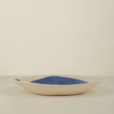 Poppy Oval Pebble Bowl, Blue