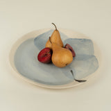 Poppy Flower Cake Plate, Duck Egg