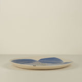 Poppy Flower Cake Plate, Blue