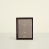 Silver Plate Enamel Frame, 5x7