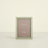 Silver Plate Enamel Frame, 5x7