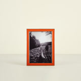 Silver Plate Enamel Frame, 5x7