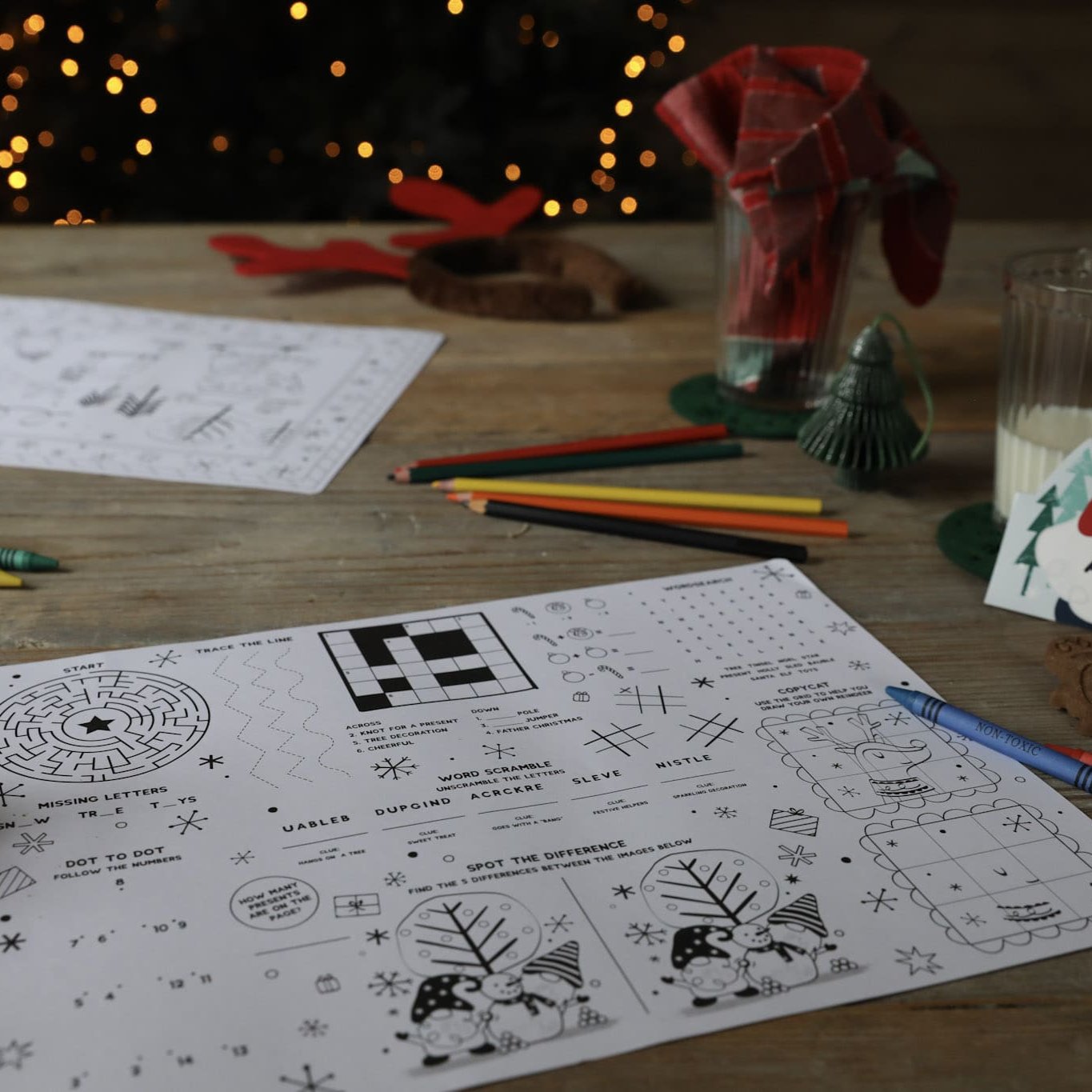 Festive Scene Placemat Lifestyle