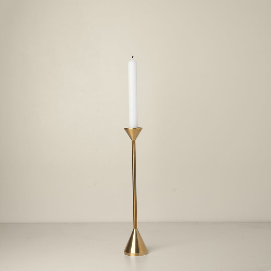 Cone Spindle Candle Holder, 12.5"