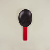 African Black Horn & Red Lacquer Rice Spoon
