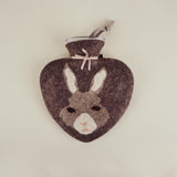 Heart Hot Water Bottle, Bunny