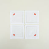 Kiss Cocktail Napkins, Set/4