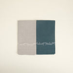 Prism Vine Linen Hand Towel, Grey