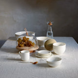 A Table White Dinnerware Collection Tea or Cappucino Cup and Saucer