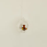 glass beaver ornament