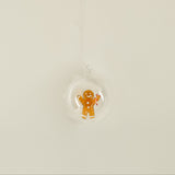 glass gingerbread ornament
