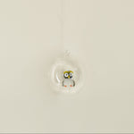 glass owl ornament