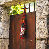Recycled Leather Mesh Bottle Holder