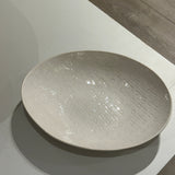 Oval Pebble Bowl, Small , White Mixed 29cm x 22cm