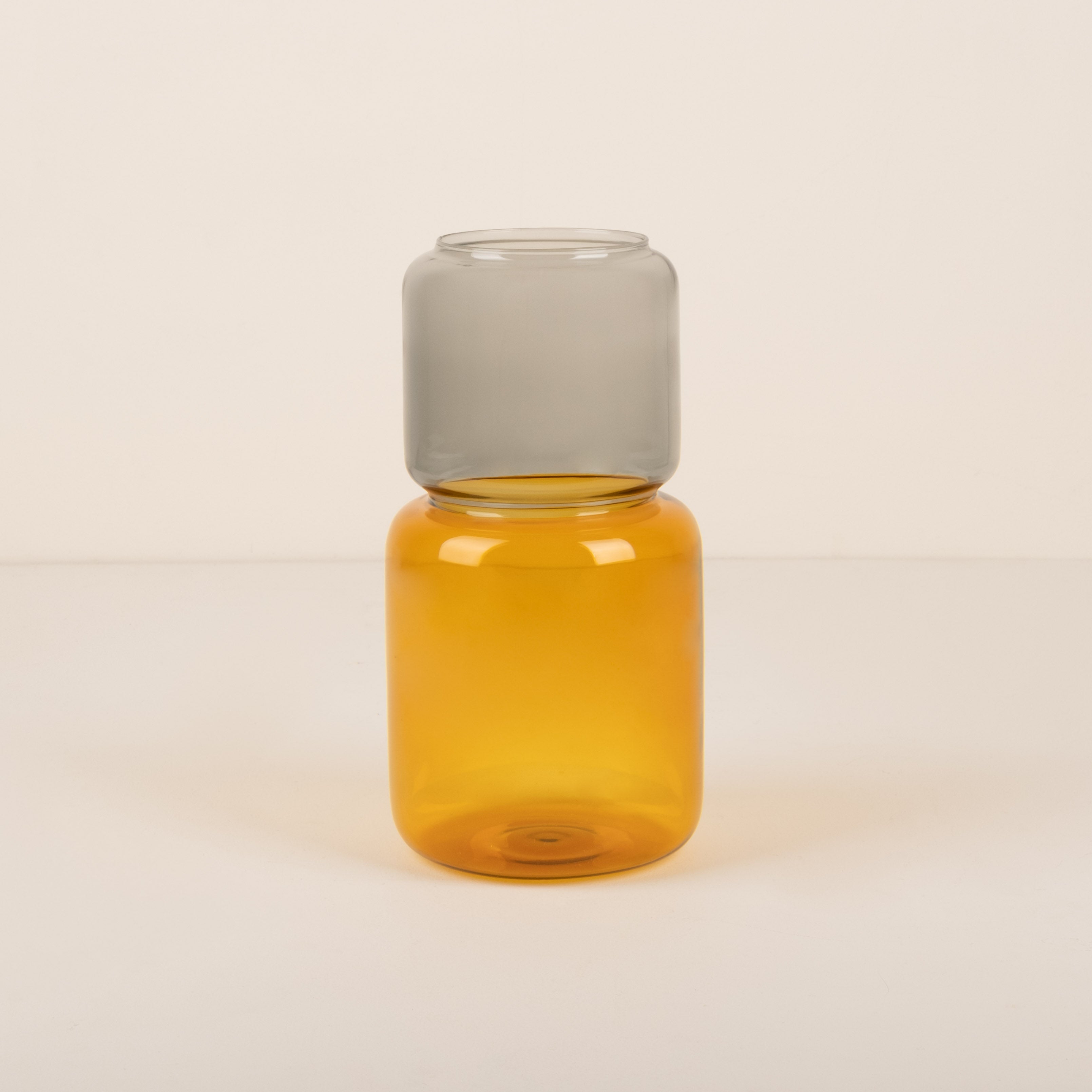 Revolve Two-Tone Glass Vase