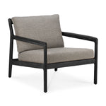 Jack Lounge Chair, Black Teak with Mocha Cushions