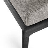 Jack Lounge Chair, Black Teak with Mocha Cushions