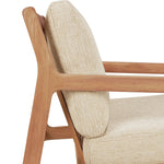 Jack Lounge Chair, Teak with Mocha Cushions