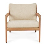 Jack Lounge Chair, Teak with Mocha Cushions