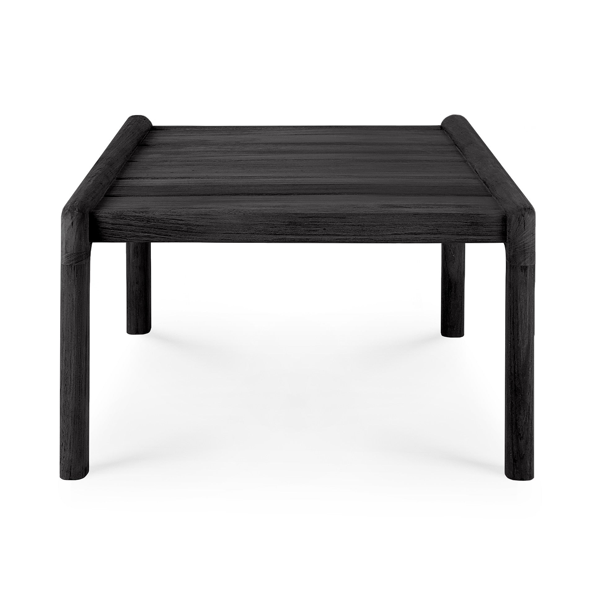 Jack Outdoor Side Table, Black Teak