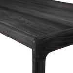 Jack Outdoor Side Table, Black Teak