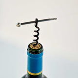 Leather Emergency Corkscrew Keyring