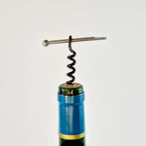 Leather Emergency Corkscrew Keyring
