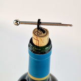 Leather Emergency Corkscrew Keyring
