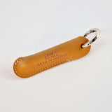 Leather Emergency Corkscrew Keyring