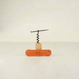 Leather Emergency Corkscrew Keyring