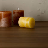 Small Belgian Pillar Candle,  Citrus