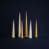 Cone Candle 37 cm, Artichoke